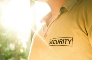 Security Guard at Door